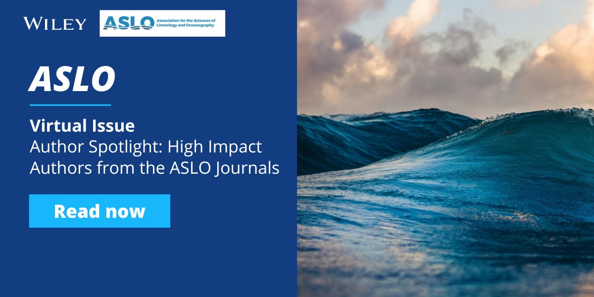 Celebrating the best in aquatic sciences! 🌊

Explore our virtual issue spotlighting excellent research from @aslo_org  journals: #ASLO #Limnology #Oceanography #Limnology #Oceanography #ASLO_LO #ASLO_Methods #ASLO_Letters #ASLO_Bulletin

Read now 🔗 ow.ly/Qqy850RakbZ