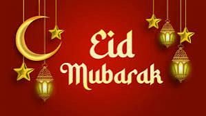 Eid Mubarak to everyone celebrating today. Please go easy on the food 🙂