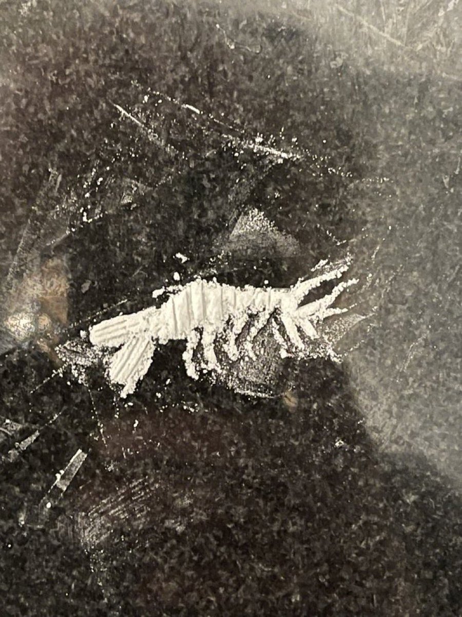 We do it so much we making art outta it. Behold the cocaine shrimp