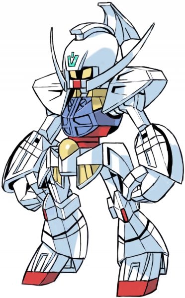 「メダロット風ターンエーガンダム。なんかドラムロっぽく見える。 」|油屋とんびのイラスト