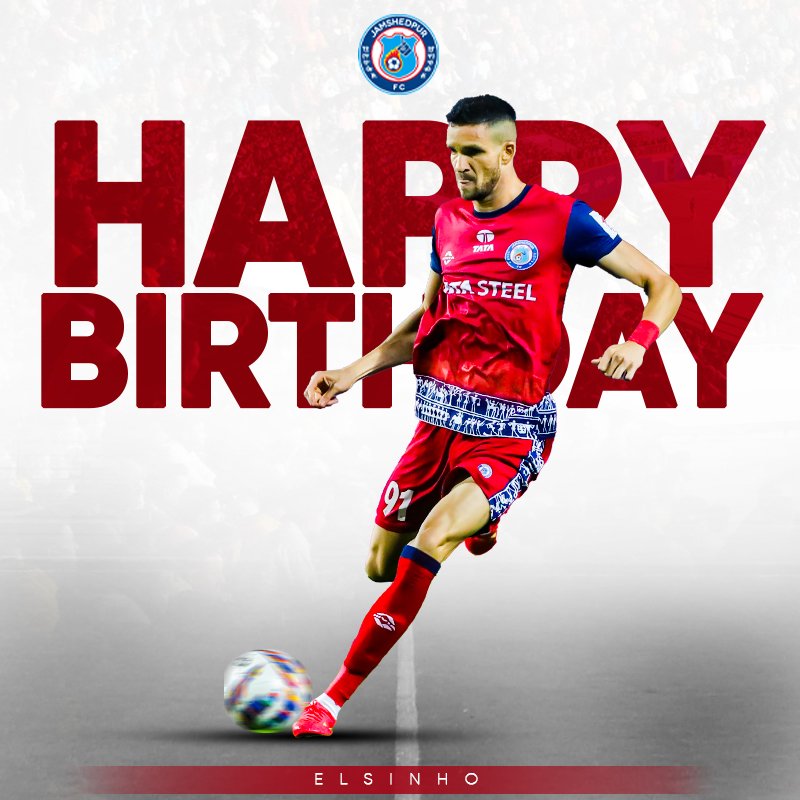 Come together to extend our best wishes to Elsinho, as he commemorates his special day today. 🎂💥 We wish you a fantastic birthday and a successful matchday ahead! 💪❤️ #JamKeKhelo #HappyBirthday