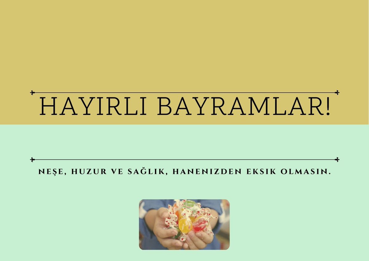 Ramazan bayramımız mübarek olsun. Allah tüm inananlara nice huzurlu, bereketli bayramlar nasip etsin.🤲 #iyibayramlar