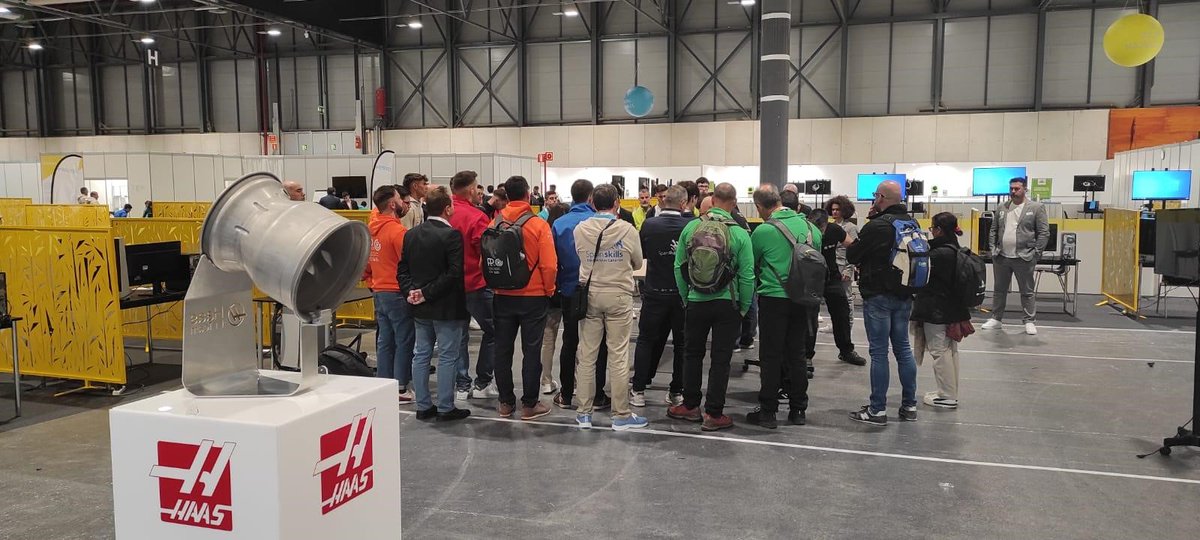 HaasSpain's tweet photo. Inauguración Spain Skills 2024. Todo listo para el inicio de las competiciones de CNC Fresado. 
¡Mucha suerte a todos los participantes!
#haasautomation #cnc #team #machining #training #education https://t.co/gw8MRyXA6N