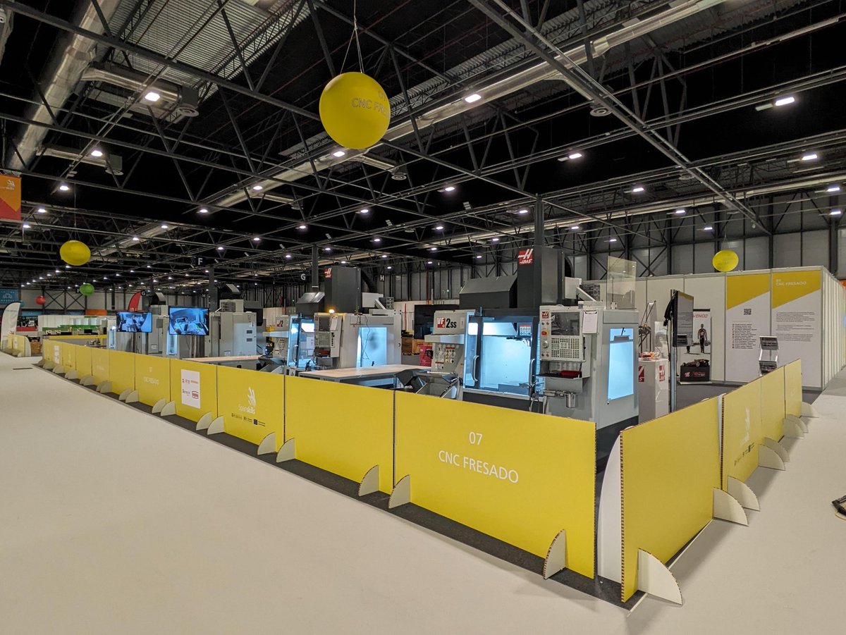 Inauguración Spain Skills 2024. Todo listo para el inicio de las competiciones de CNC Fresado. 
¡Mucha suerte a todos los participantes!
#haasautomation #cnc #team #machining #training #education