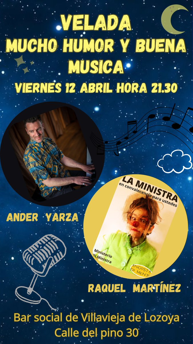 AngostaRaquel's tweet photo. Este viernes 12 me voy con @LMinistra de convalecencia a Villavieja de Lozoya. Buena música y #humor  que más puedo pedir? Escrito por Maribel Orgaz @LeerenMadrid @sendanorte @SierraNorteNot @sierranortemad @SierraNortecom   @cuento_contigo_ https://t.co/2Oh6Q943TN