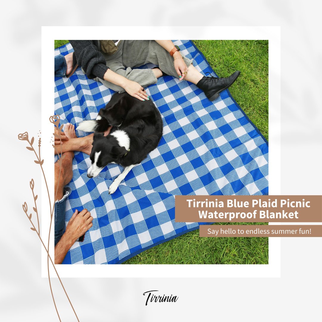 Hey, enjoying summer hues starts with unfurling a blue plaid waterproof blanket.😊

#Tirrinia #beachblanket #beach #beachday #blanket #familytime #summerfun #picnicparty #picnicaesthetic #picnicstyle #homedecor #homestyle #blueblanket #blueplaid #waterproofblanket #petblanket