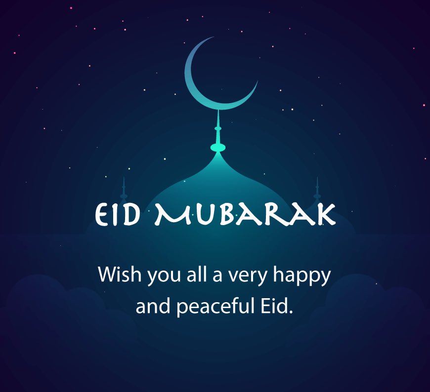 Eid Mubarak! ✨🌙 Wishing our staff, their families and our followers a joyous celebration filled with love, peace, and happiness!
