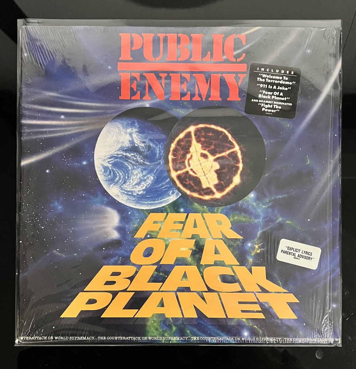 PUBLIC ENEMY Fear of a Black Planet Original 1990 U.S Press Released 34 years ago today @MrChuckD @PublicEnemyFTP