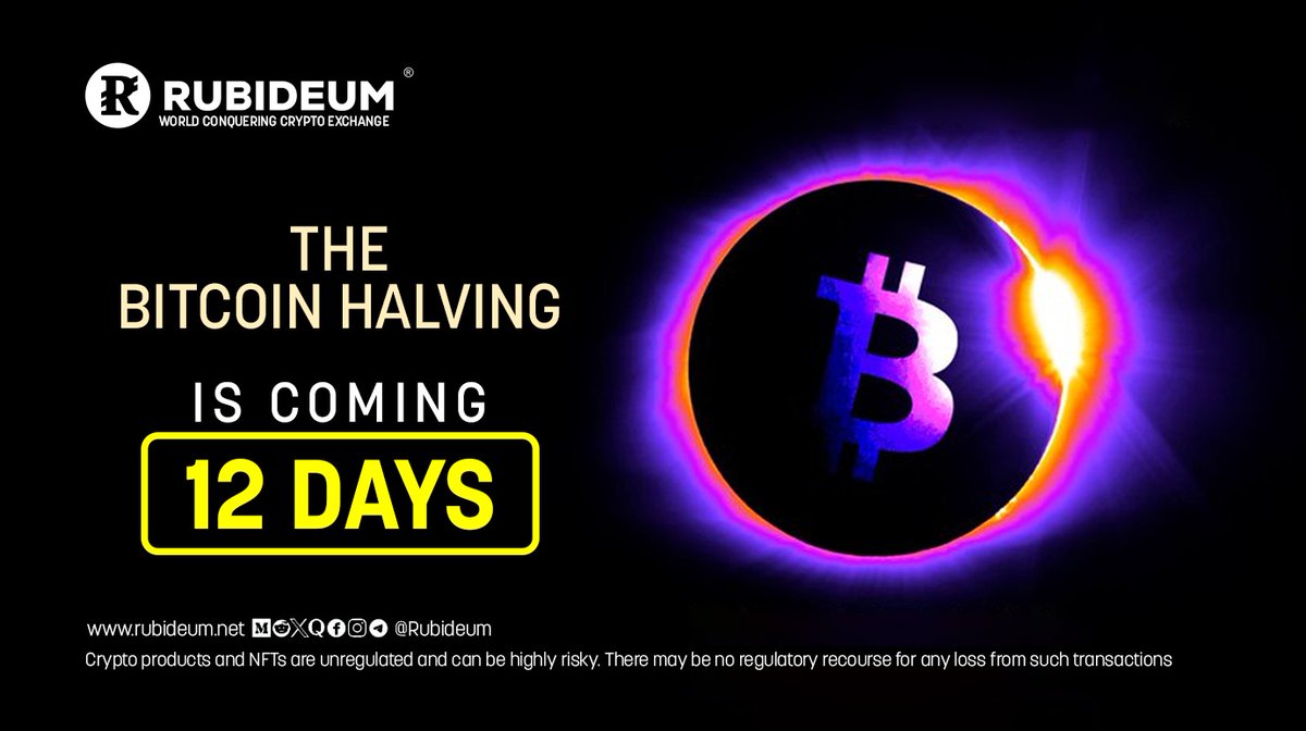 Are you ready?

#bitcoin #BitcoinHalving #Binance #MEXC #bidget #albetrosofficial #okx #koinbx #koinpark #wazirix #kucoin #Cryptocurency #cryptotrading #CryptoUpdate