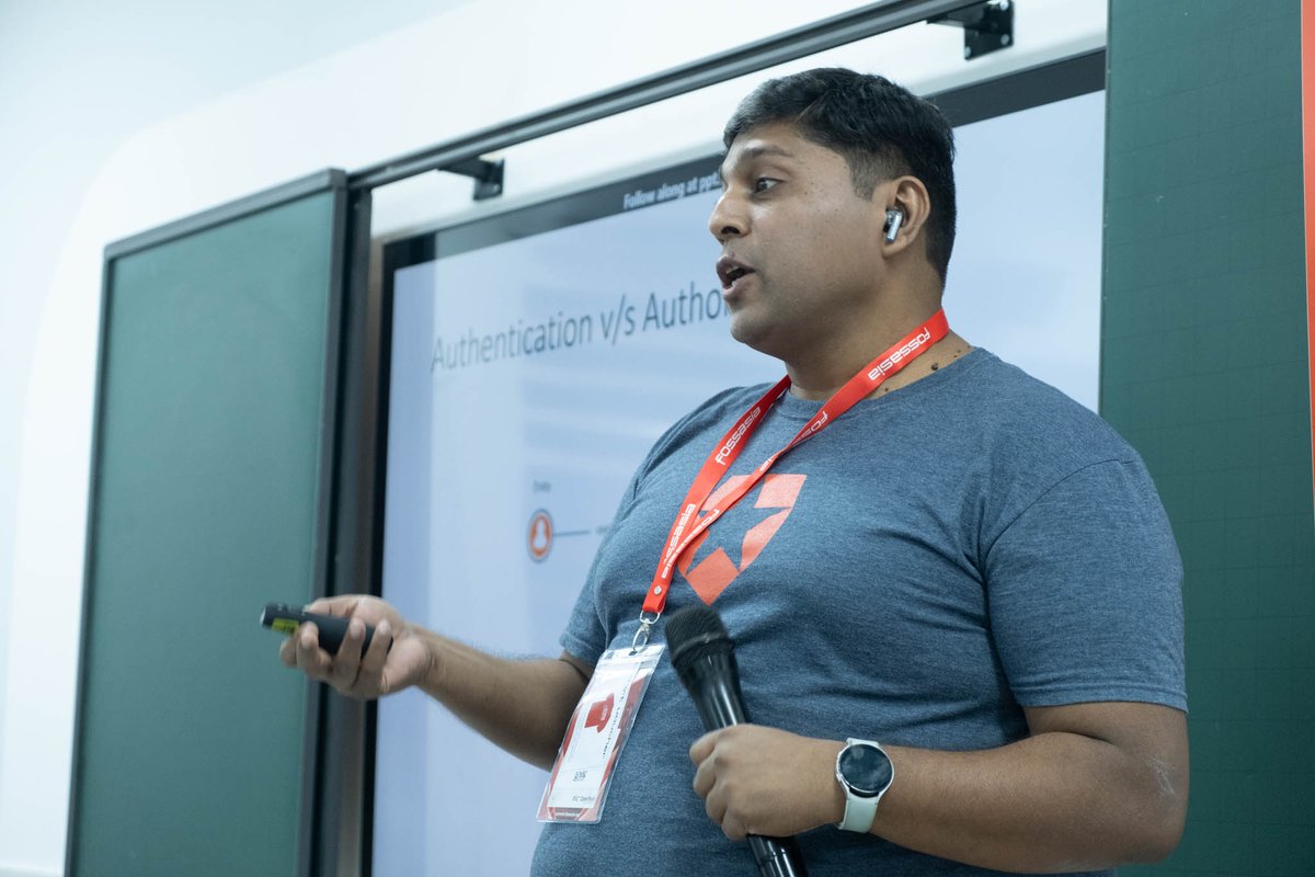 Thank you, @fossasia for inviting me to #FOSSAsiaSummit2024 Hope my session on 'Security on the Internet' which included #SAML, #OAuth2, #OIDC, #PasswordLess, @OpenFGA helped the attendees to secure their apps. Thank you, @quachanhvang for the awesome pics 🙏