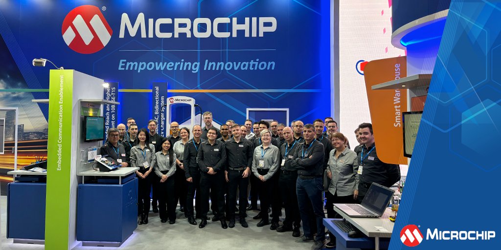 See over 20 demos that showcase how our advanced technologies can translate into real-world applications. Meet our team at Embedded World 2024 through Thursday, April 11, 2024: mchp.us/3VAxRTP. #EmbeddedWorld2024 #TechSolutions #Automotive #Industrial #EmbeddedDesigns