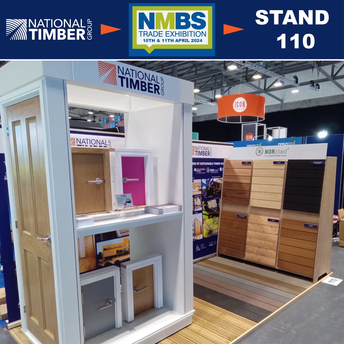 Our team will be exhibiting today and tomorrow (10th &amp; 11th April) at the NMBS Exhibition in Coventry!
Head over to stand 110.  We look forward to networking with our colleagues, suppliers and customers, see you there! #TimberProducts #Timbersupplier #Cladding #NMBSExhibition