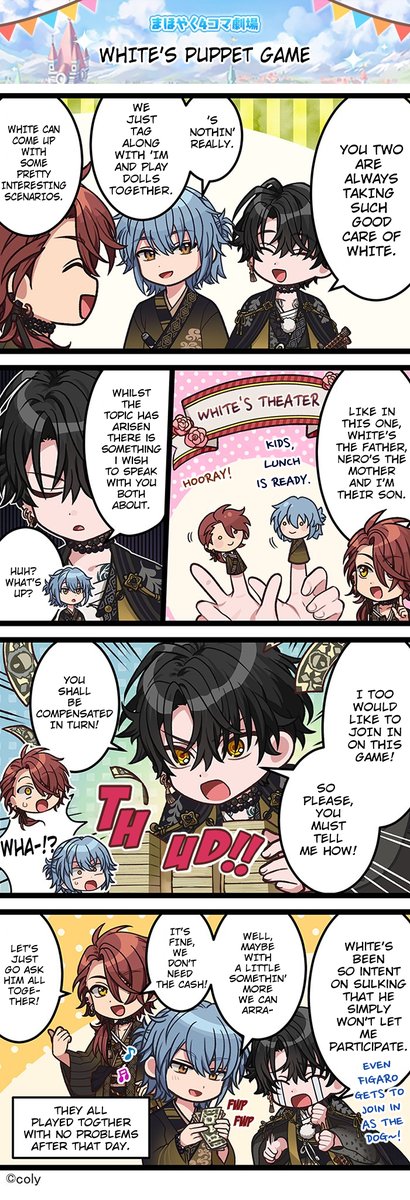 #mhyktl 

April Fools 2024 Event Special 4koma 3 ft. Snow, Cain, and Nero! 🏮✨