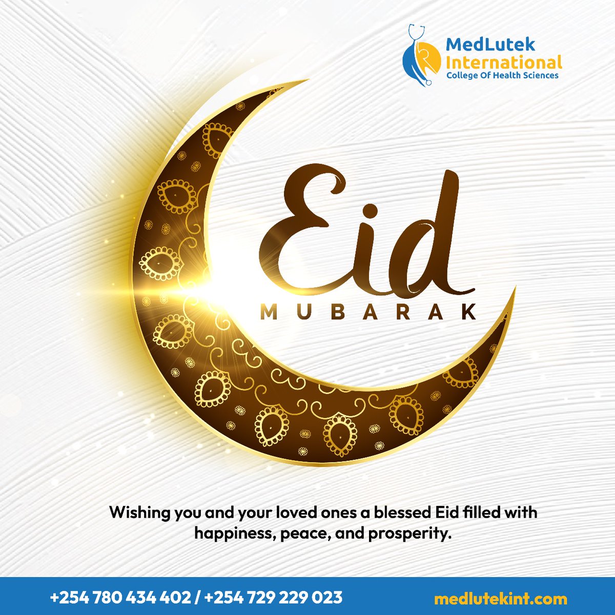 Eid Mubarak to our Muslim brothers and sisters! May this special day bring you joy, peace, and blessings. #EidMubarak #Eidmubarak2024