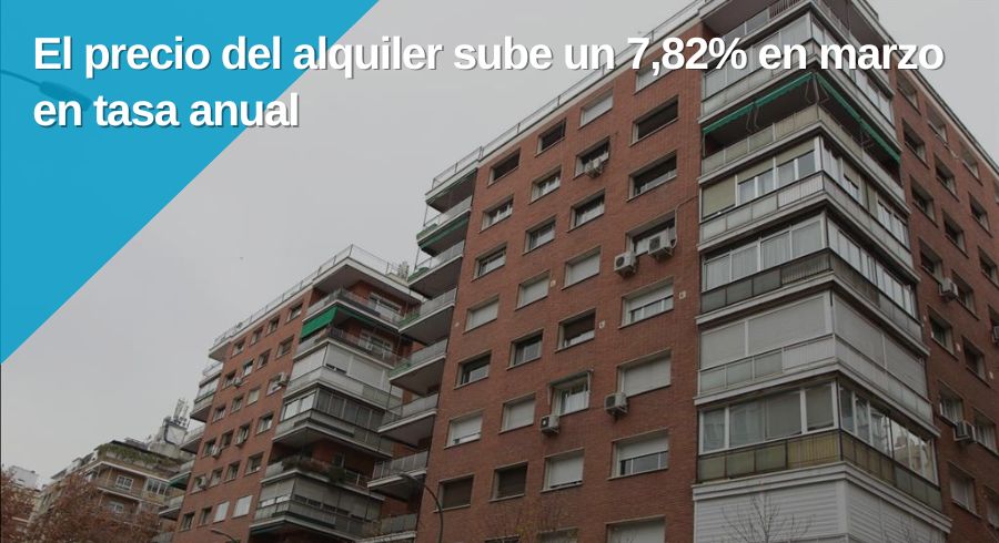 Dis_lema's tweet photo. El precio de la vivienda en alquiler en España alcanzó los 11,44 euros por metro cuadrado en marzo, lo que supuso un incremento del 7,82% en tasa anual y un ascenso mensual del 1,06%, así como un 2,88% más respecto al trimestre previo

https://t.co/nzGQsQcj7C https://t.co/WTRhquyhvo