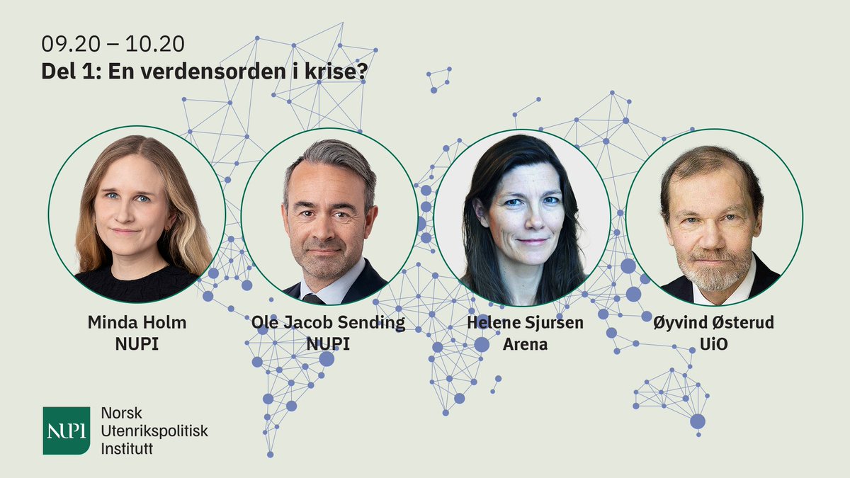 Hvilke verdier og institusjoner er under press, av hvem, og hva er konsekvensene? Dette, og mer til, står på plakaten i panel 1 på #UIRIXkonf. Live fra 09.20, med @HolmMinda og @ojs100, @HeleneSjursen fra @arena_uio og Øyvind Østerud fra @UniOslo_SVfak:  ow.ly/2Mkz50RbaS3