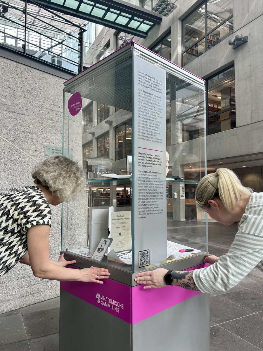 Zum heutigen #TagderProvenienzforschung werden im Foyer des ThULB-Hauptgebäudes (Bibliotheksplatz 2) 3 Projekte aus der @unijena vorgestellt. Die Ausstellung kann bis Mitte Mai kostenfrei besichtigt werden.  
<a href="/PhylMuseum/">Phyletisches Museum</a> <a href="/originalerhalt/">KEK</a> <a href="/AKProvenienz/">Arbeitskreis Provenienzforschung</a>

ℹ️ lnktr.thulb.uni-jena.de/go/pf/