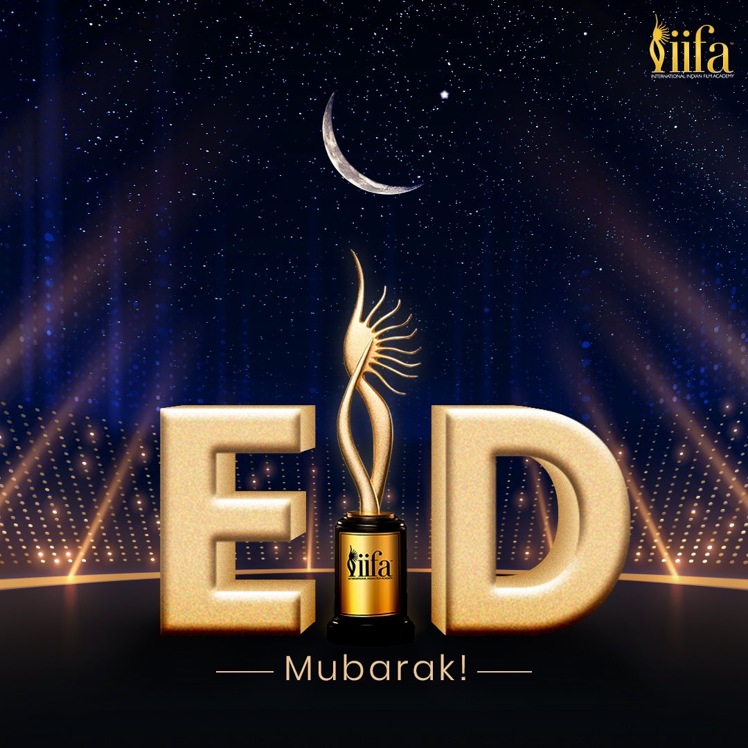 May you be blessed with happiness and peace on this auspicious day! 🌙 IIFA wishes you all #EidMubarak ✨ #IIFA #Bollywood