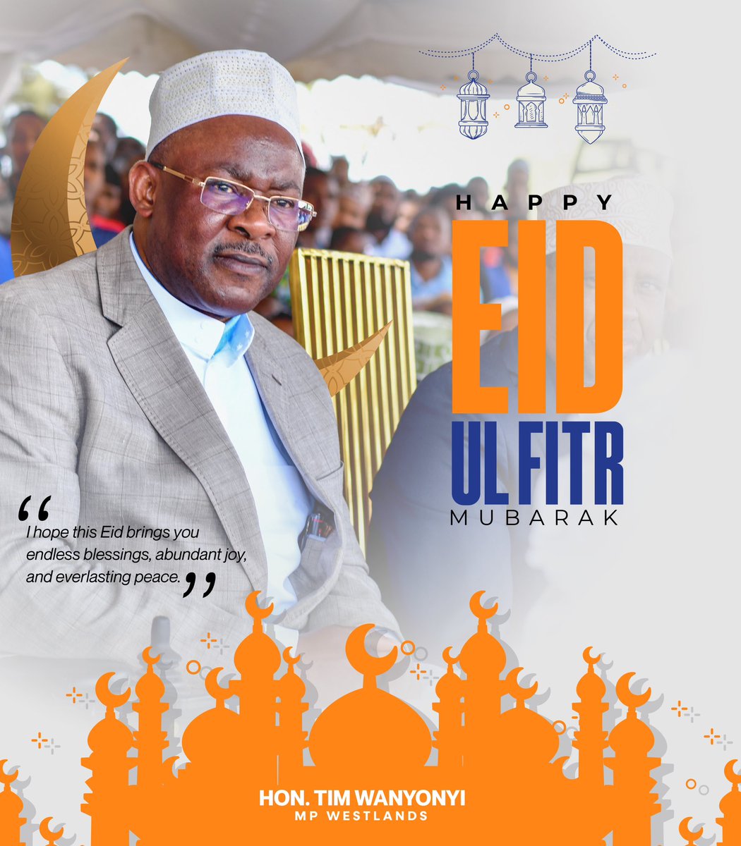 As Ramadan draws to a close, I extend heartfelt Eid greetings to all Muslims in Nairobi and beyond. May this joyous occasion bring you peace, prosperity, and countless blessings. Eid Mubarak!