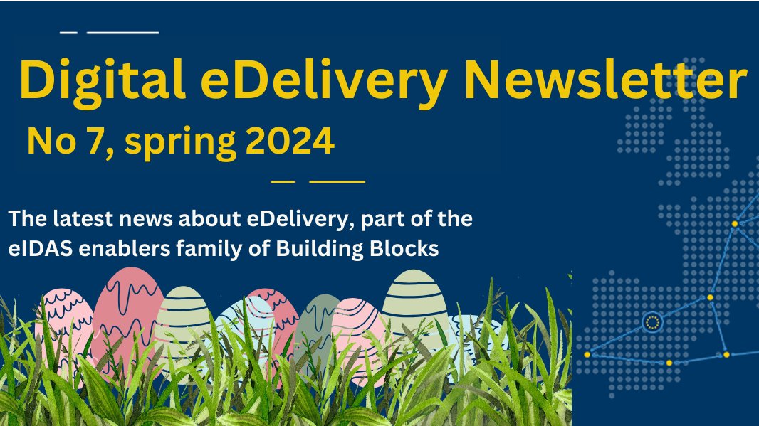 📩The No.7 edition of eDelivery Newsletter has been sent to your mailboxes!🧐 
check the latest news 👉 europa.eu/!pKrxHN and if not a subscriber yet, do it now 🖥️ europa.eu/!v4njKB
Let us know what caught your interests in the comments below ⬇️