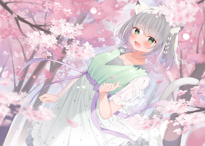 桜きれいだね 