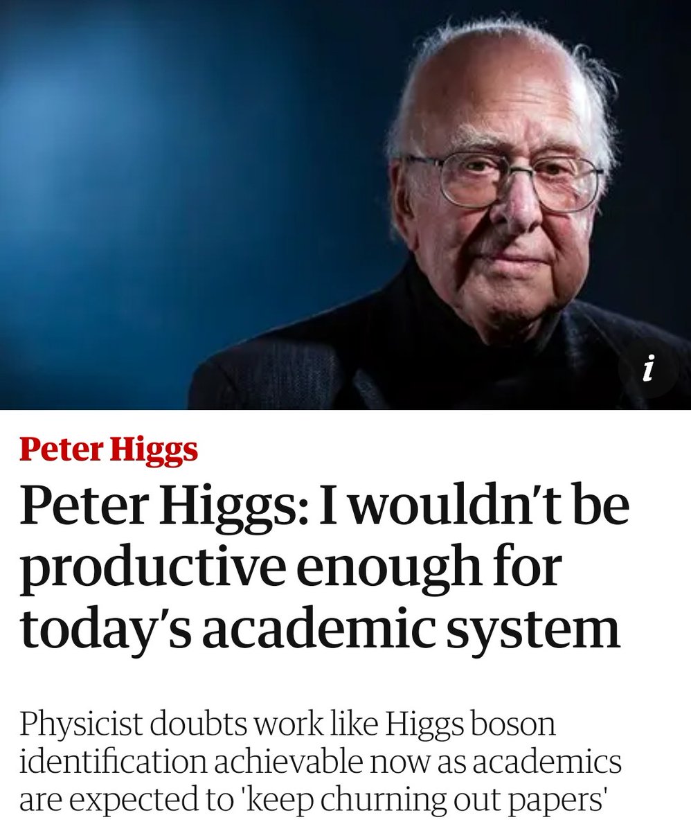 A well-deserved rest for this utter icon. Peter Higgs 1929-2024
