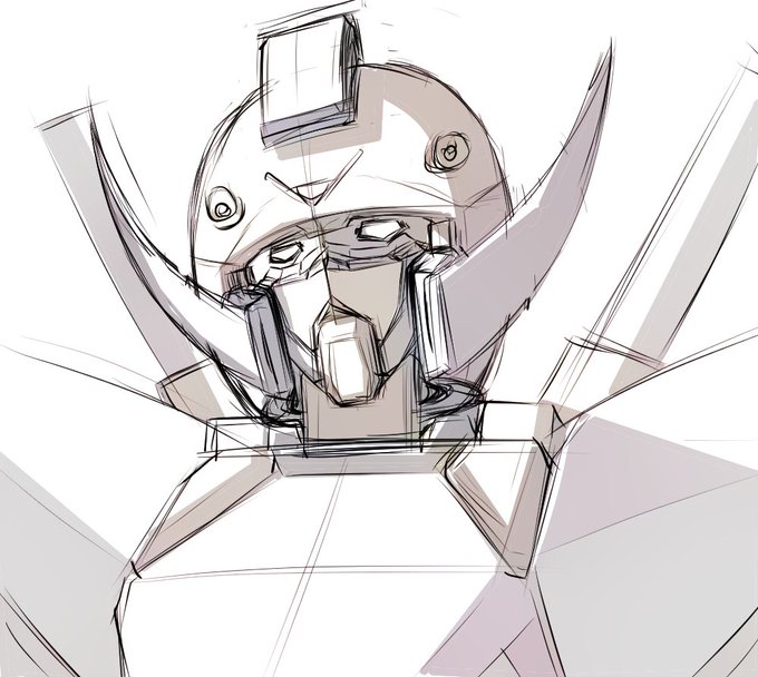 「シンプルな背景 スーパーロボット」のTwitter画像/イラスト(新着)