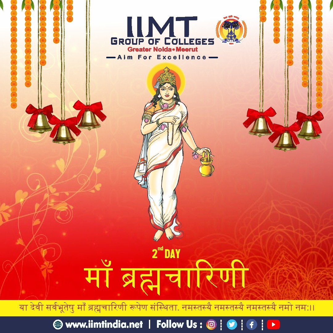 🌺 Navratri Day 2: Seeking Blessings from Maa Brahmacharini 🌸 Wishing everyone a joyous Navratri Day 2 filled with love, peace, and blessings! . iimtindia.net Call Us: 9520886860 . #IIMTIndia #IIMTian #IIMTNoida 🙏✨ #Navratri #Day2 #MaaBrahmacharini #Blessings'