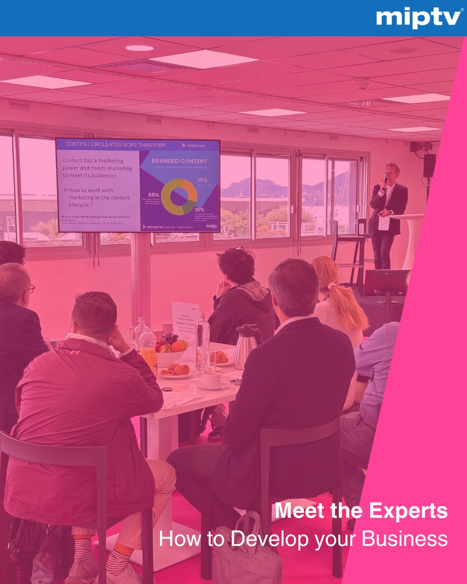 Last morning at #MIPTV! Intensive networking session: Meet the Experts - How to Develop your Business.