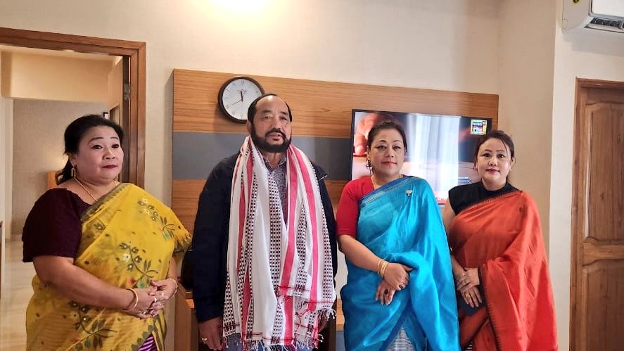 Reached Imphal and looking forward to attending a series of events and interactions. Grateful for the warm reception and hospitality to the @BJP4Manipur team. @HopingsonAS @LLoteekaLeima @BJMM4Manipur @BJP4Nagaland