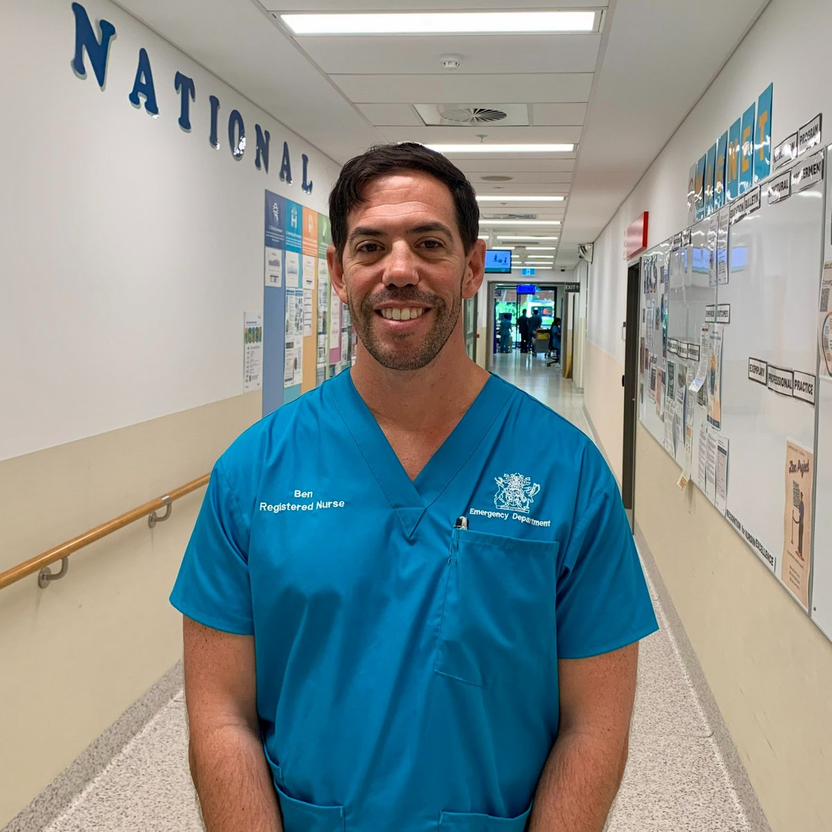 Ben Warner served for almost two decades in the Australian Army in a direct combat role, before pursuing a new career with Gold Coast Health. 👨‍⚕️ 'Every shift I always try to be the best I can, and to always be a little better than I was the shift before.' Great work Ben! ⭐