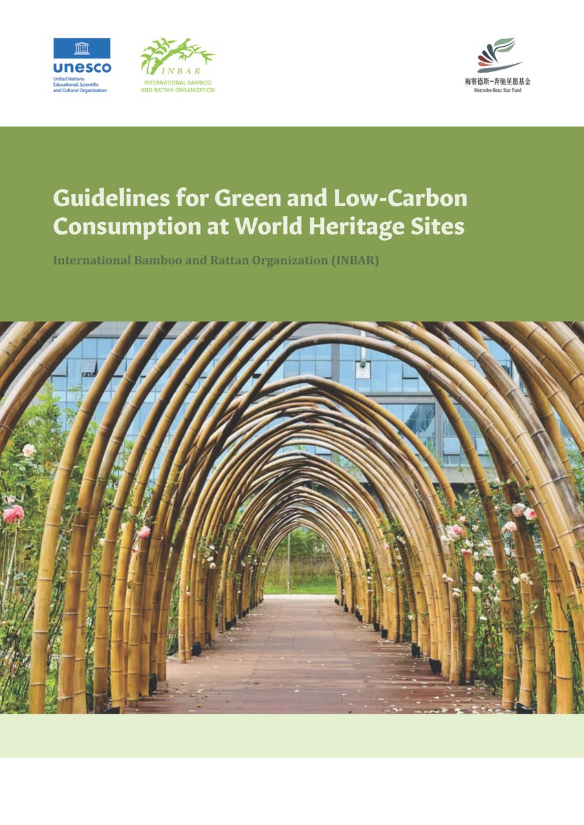 Check out our publication "Guidelines for Green and Low-Carbon Consumption at World Heritage Sites"

inbar.int/resources/inba…

#thinkbamboo