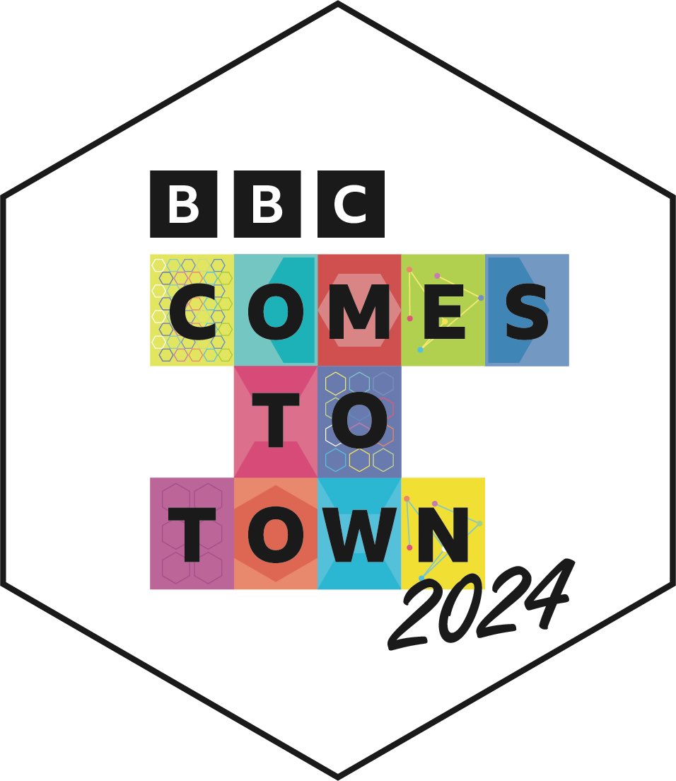 Lots of Ballymena busyness as part of BBC Comes to Town… Celebrating 100 years of BBC services in Northern Ireland with ⁦@LibrariesNI⁩ #bbccomestotown