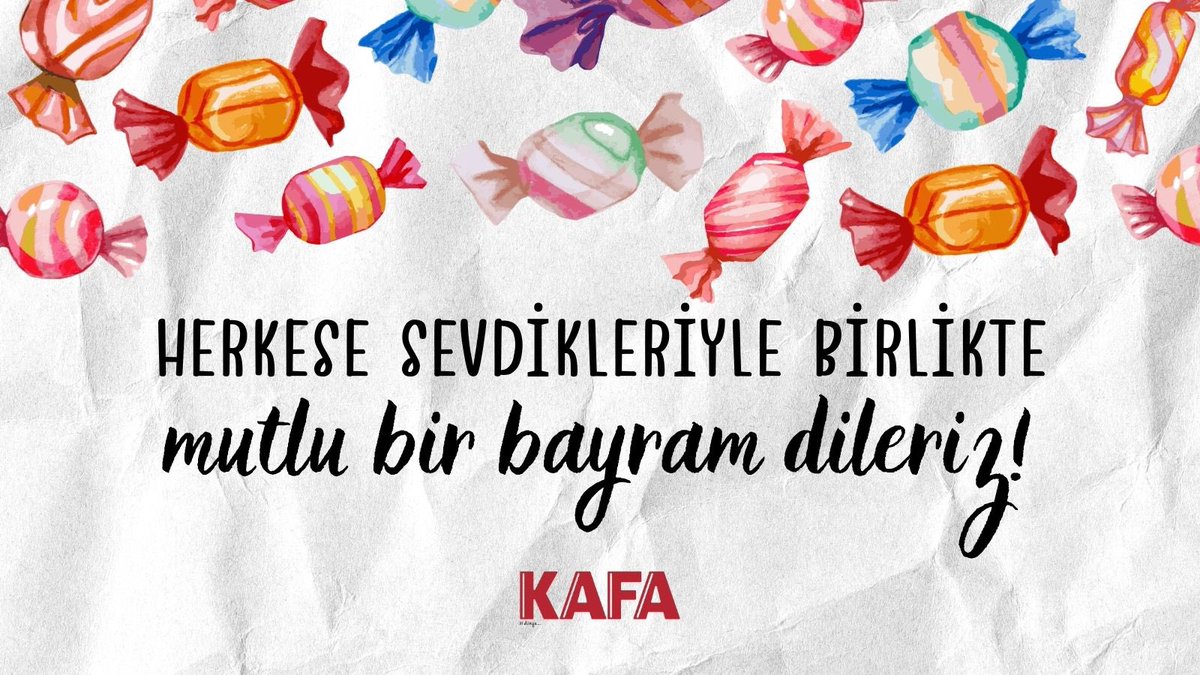 Bayramı sevdiklerinizle, en mutlu şekilde geçirmeniz dileğiyle ♥️🍭🍬 Haydi aşağıda bayramlaşıyoruz! 🎉