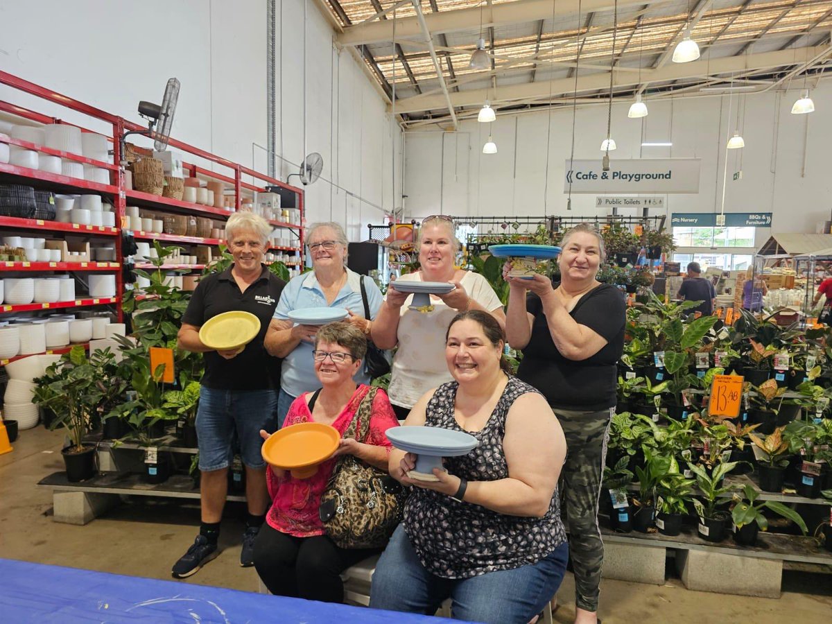 Thank you to @Bunnings at Casula for supporting our Family Group this week! Participants were treated to a workshop where they created their own platter stand.