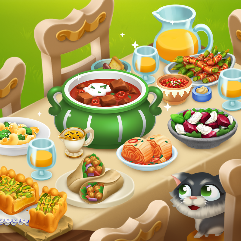 Welcome to our County Fair table feast! Here is a spread straight from Greg`s fields to the plate! What would be included on your farm table? 🍽️ #HayDay #FarmTable