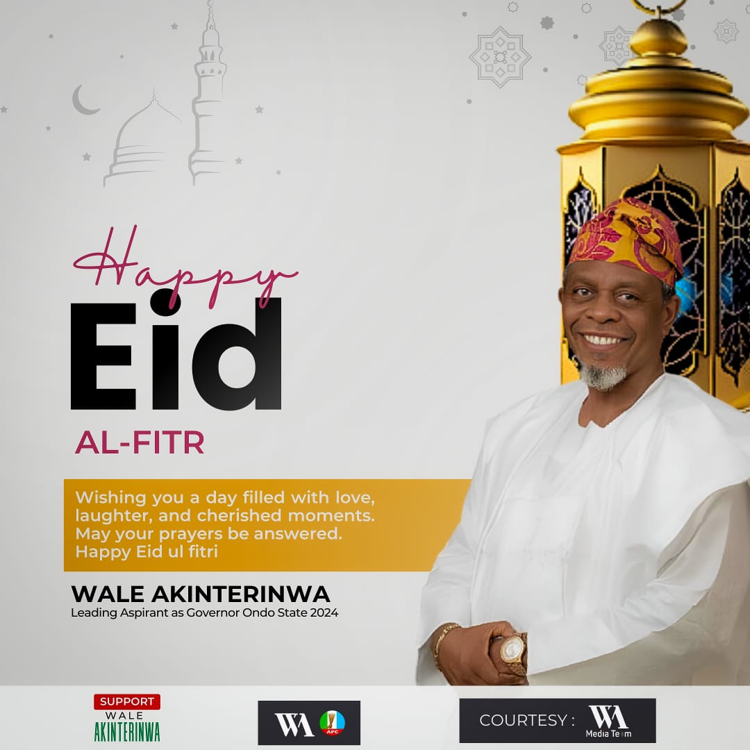 I extend my heartfelt wishes to all the Muslim Faithful on the successful completion of this year's Ramadan and celebration of Eid-el-Fitr. May this special occasion bring joy, prosperity and renewed hope to you and your loved ones. Eid Mubarak!