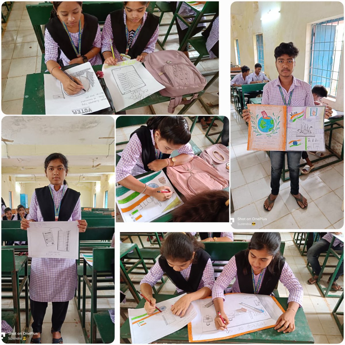 Students in 65-Sonepur AC are using their artistic talents to inspire voter awareness. Let's follow their lead & ensure our voices are heard in the upcoming election. #ChunavKaParv #DeshKaGarv #SGE2024 #VoterAwareness #NothingLikeVoting @OdishaCeo