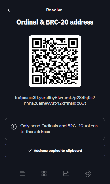 JillPinkerman3's tweet photo. @Xverse_CN @ordzaar bc1psaxx3fkyurufl5y6lwrumk7p284hj9x2hnna28amevyu5n2xtfmsldp86t https://t.co/TFEMp2yBx4