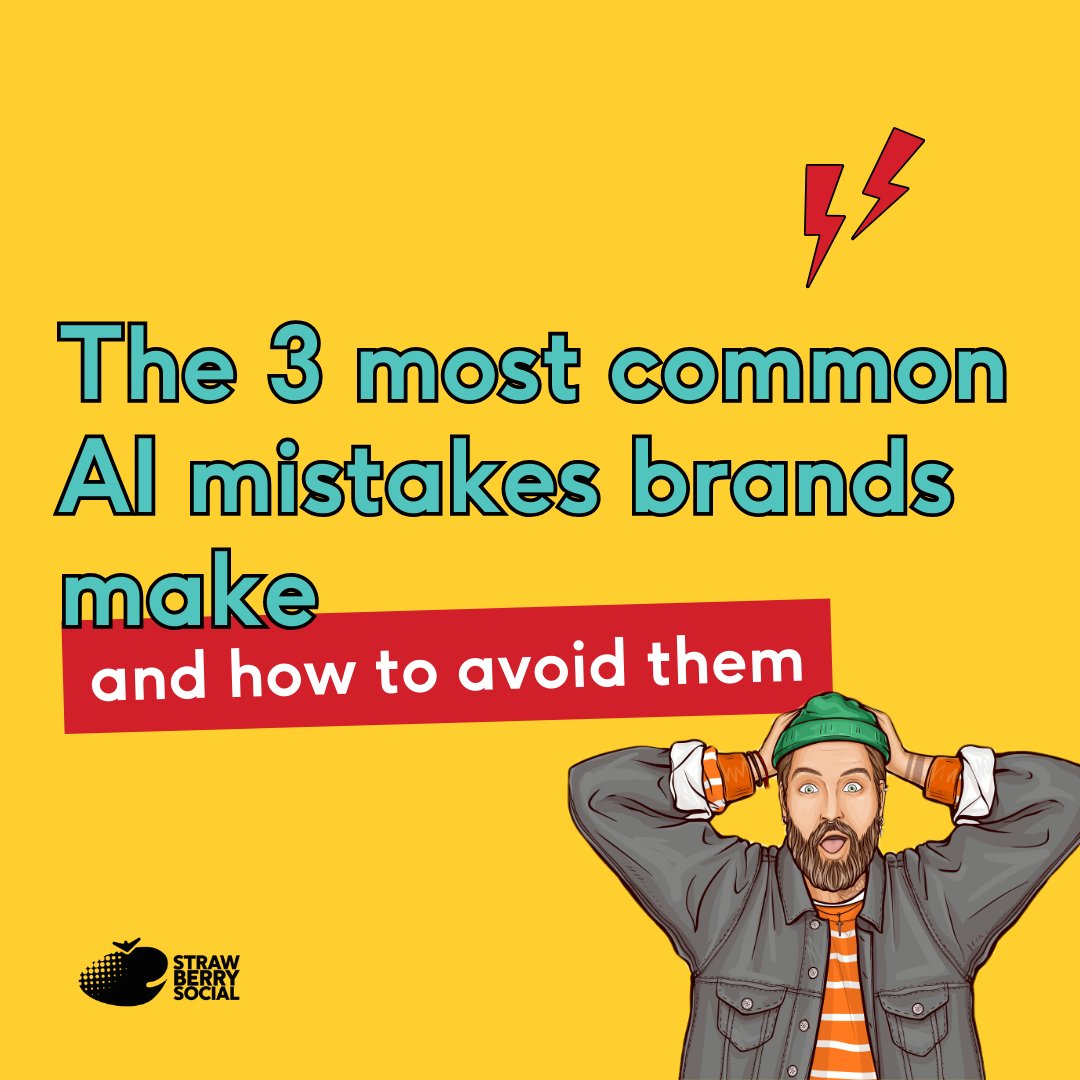 Chatbot swore at a customer?! In our latest blog, we explore how AI pitfalls can damage your brand and how to avoid them: ➡️ Recognise risks ➡️ Build safeguards ➡️ Integrate AI responsibly Learn how to make AI work for you: strawberrysocial.com/the-3-most-com… #AIFails #WednesdayWisdom