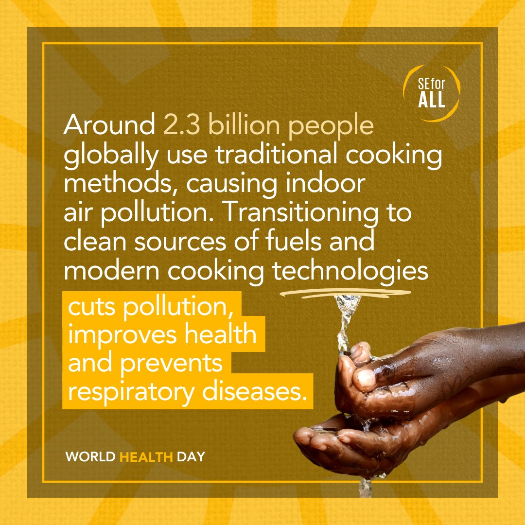 Unlocking access to #cleancooking isn't just about convenience - it's about safeguarding health & the environment. Learn how @SEforALLorg is working towards universal access to clean cooking: ow.ly/UT4G50RbZNi