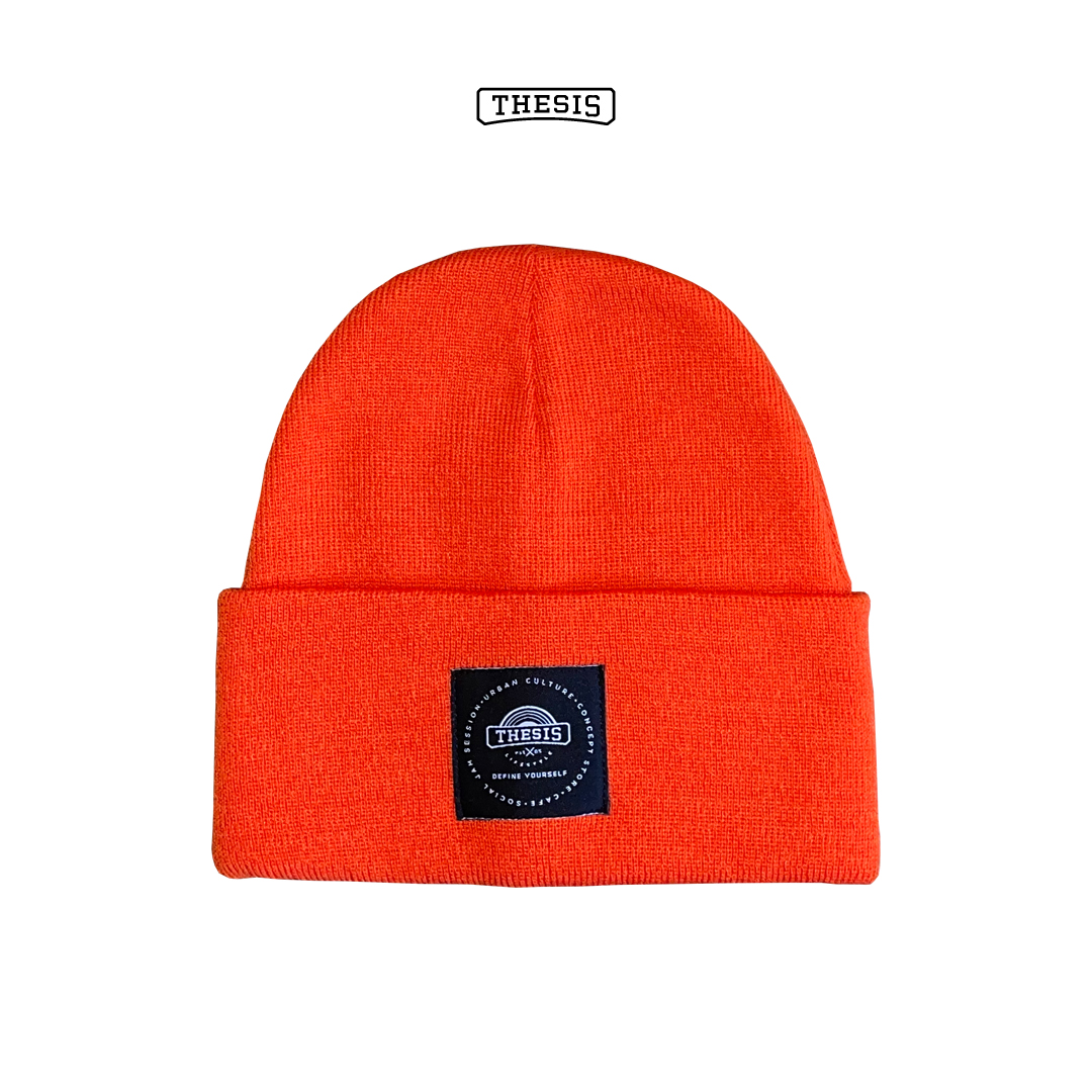 This likkle sunshine is for decoration...don't be fooled. Shop the Thesis essential Orange 🍊 beanie // R130 at all Soweto stores. #ThisIsThesis