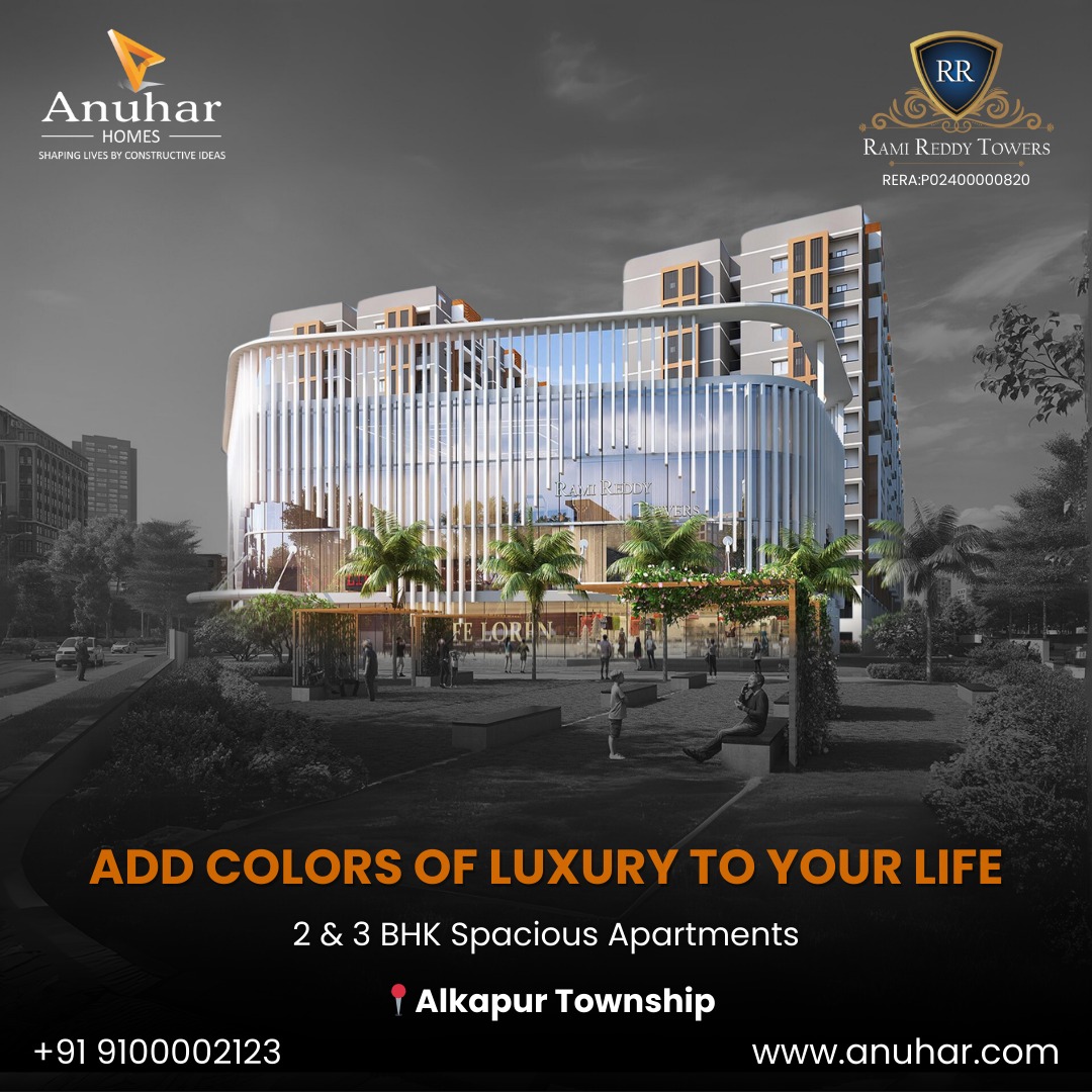 Experience the epitome of opulence with our exclusive range of 2 & 3 BHK luxury apartments. 
+91 9100002123
#anuhar #anuharhomes #realestate #hyderabad #hyderabadrealestate #realestateinhyderabad #SpaciousLiving #LuxuryLiving #ElevateYourLifestyle