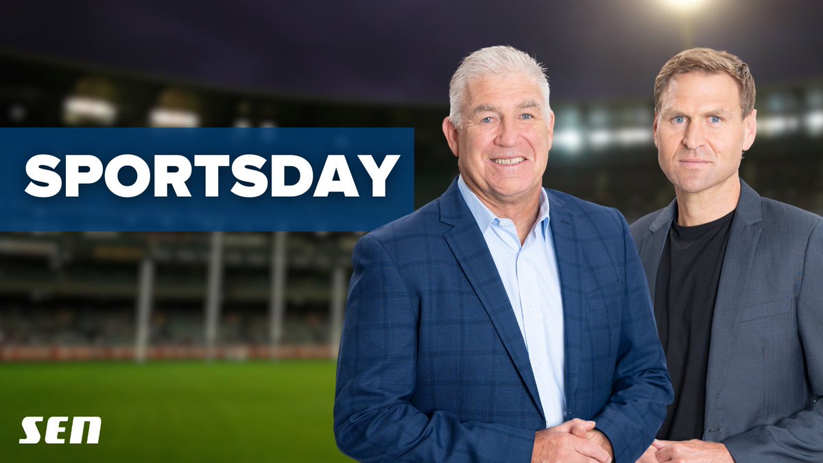 NOW | 'Sportsday' with Gerard Healy and @kanecornes! @theage's @petryan, @westernbulldogs legend Brad Johnson, and @AFLrecord editor @hashbrowne to join the show! Listen Live: sen.lu/ListenSEN