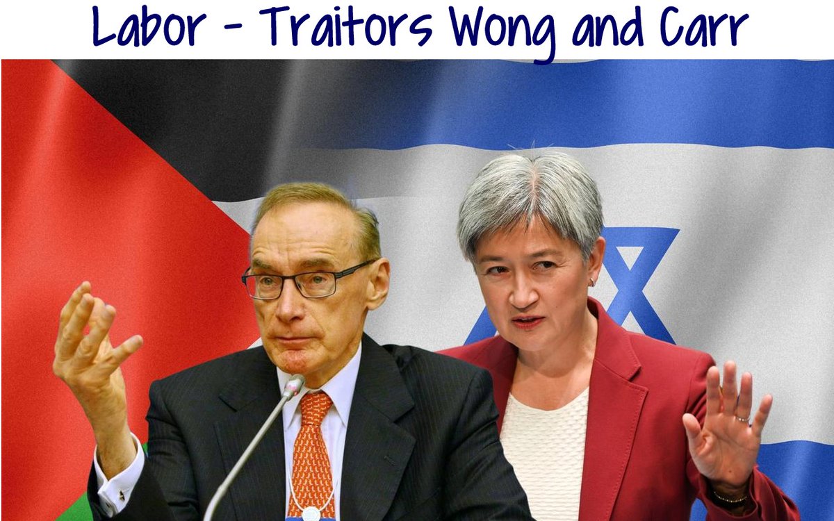 CoaltrainHunter's tweet image. .
Labor Traitors - Wong and Carr 

#IStandWithIsrael 
#IStandWithIDF