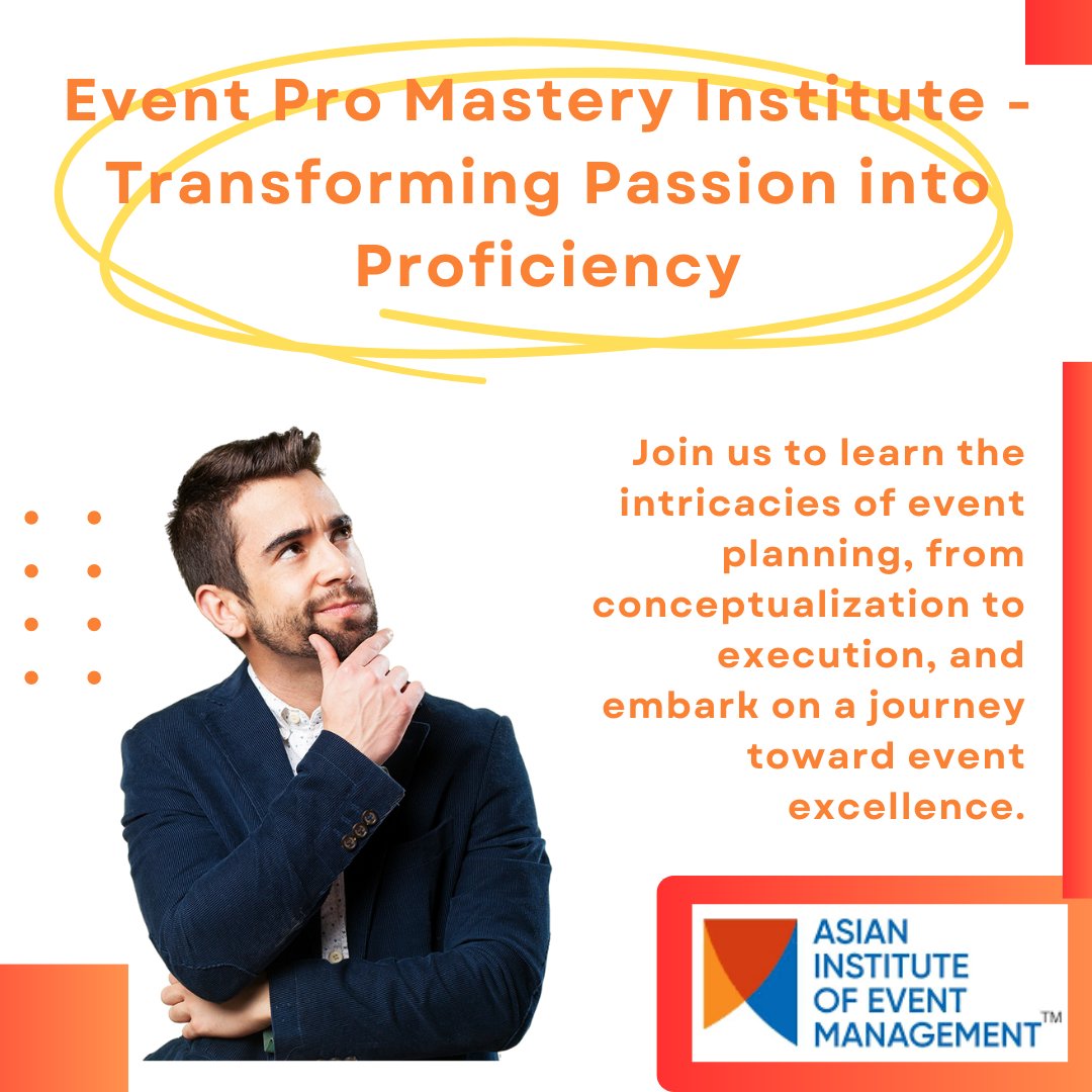 Event Pro Mastery Institute- Transforming Passion into Proficiency.
Visit: aieminstitute.com

#AIEM #WeddingEventManagementCourses #JobOrientedCoursesAfter12th #JobOrientedCourses #BestCareerOpportunitiesCourse #CareerOrientedCourses #CareerOrientedCoursesAfter10th