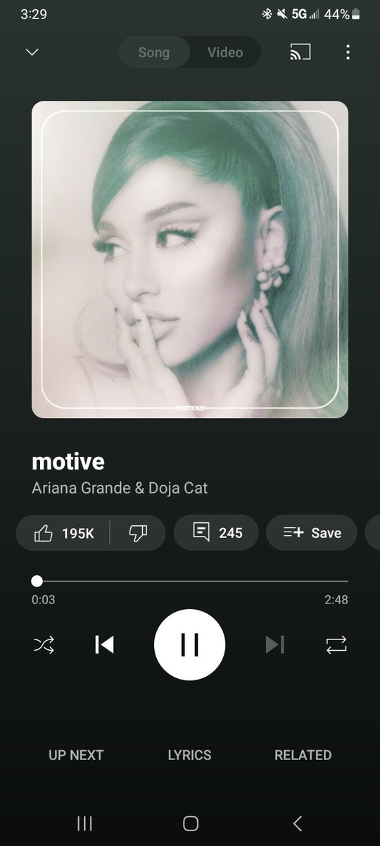 No Motive!!!
🤟🏻😇🧲🔥🎶
#motive
#ArianaGrande
#DojaCat
#Positions
#2020RAnB
#RAndB
#2020PopMusic
#PopMusic
#Popage