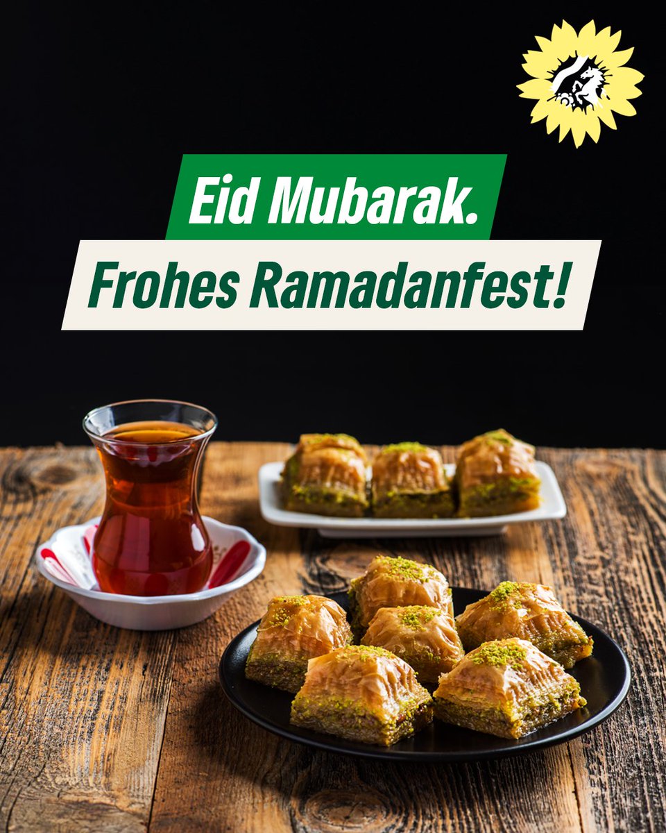 Mit dem Ende des islamischen Fastenmonats beginnt heute das Ramadanfest. Wir wünschen allen Muslim*innen ein schönes Fest. #EidMubarak #Ramadan #EidalFitr