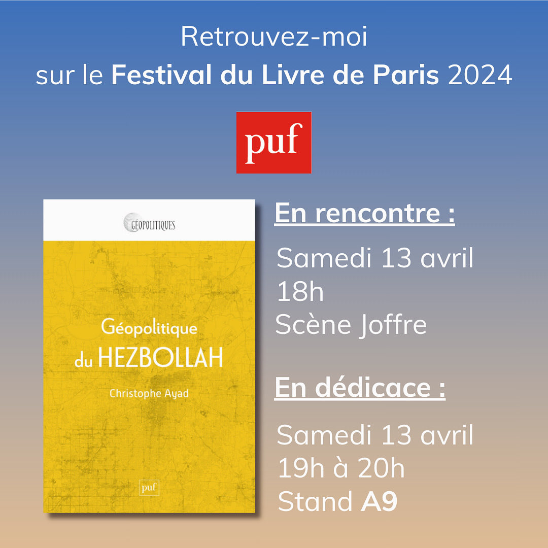 Rendez-Vous samedi 13 avril au Festival du livre de Paris avec ⁦@pierrehaski⁩ et ⁦@AnneNivat⁩