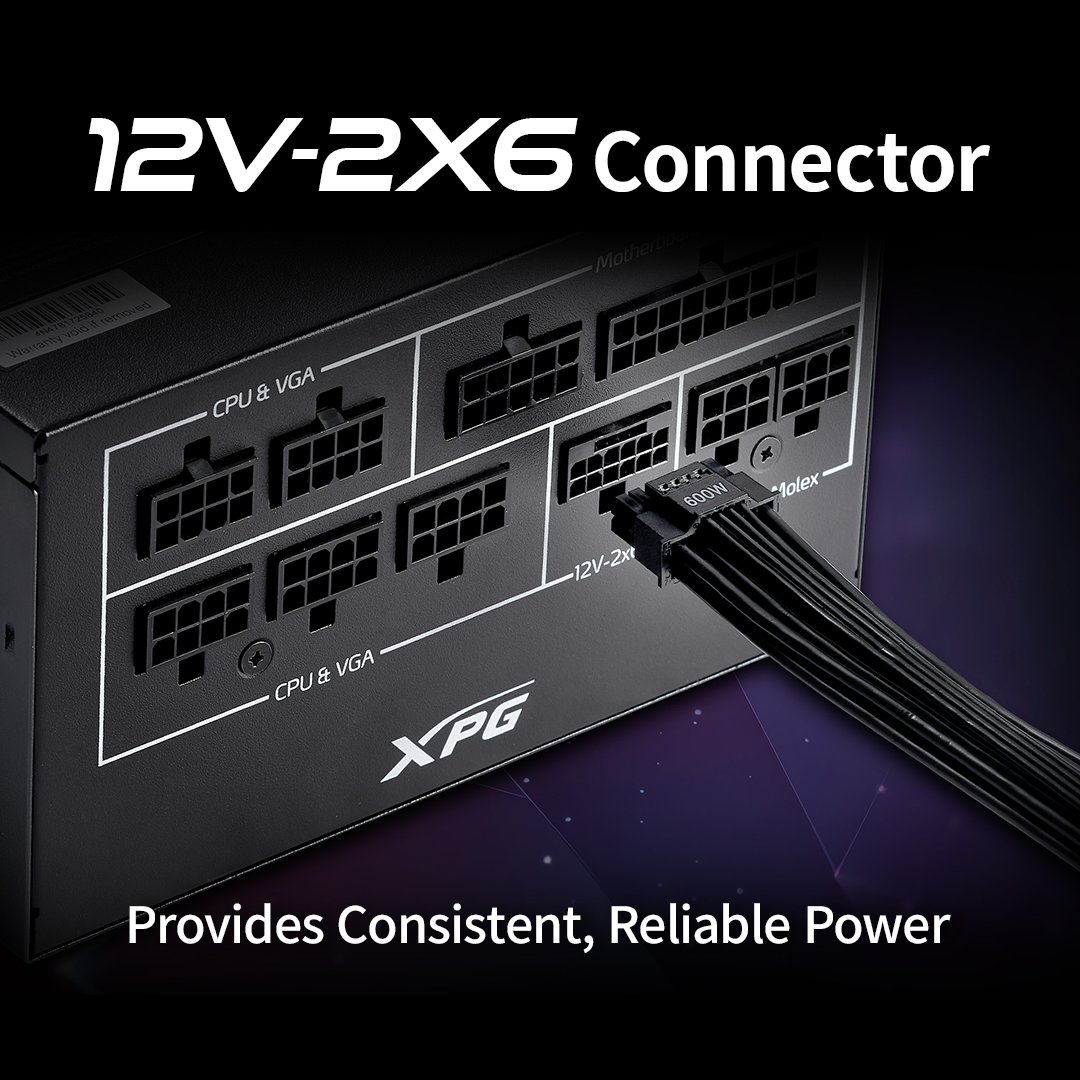 XPG_Global's tweet photo. CORE REACTOR II VE is XPG’s first ATX 3.1 compatible PSU!

It’s available in 650/750/850 wattage options, with 80 PLUS Gold efficiency and fully modular cables.

Learn More: 
https://t.co/pS9CEp6yRB

#XPG #PSU #PCDIY #COREREACTORII #ATX31 https://t.co/fb6Z39QrSf
